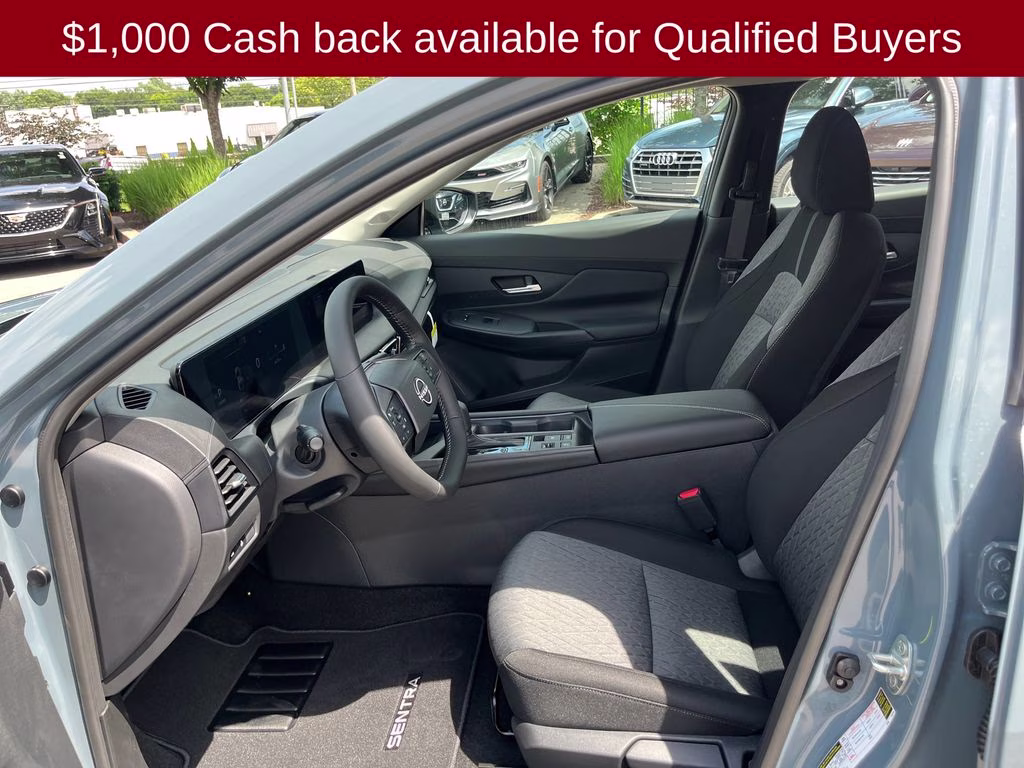 2026 Atlantic Gray Metallic Nissan Sentra SV FWD Sedan