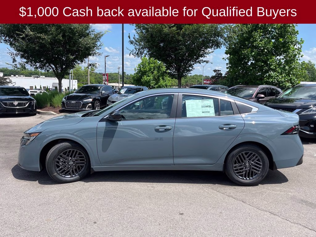 2026 Atlantic Gray Metallic Nissan Sentra SV FWD Sedan