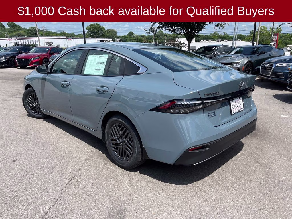 2026 Atlantic Gray Metallic Nissan Sentra SV FWD Sedan