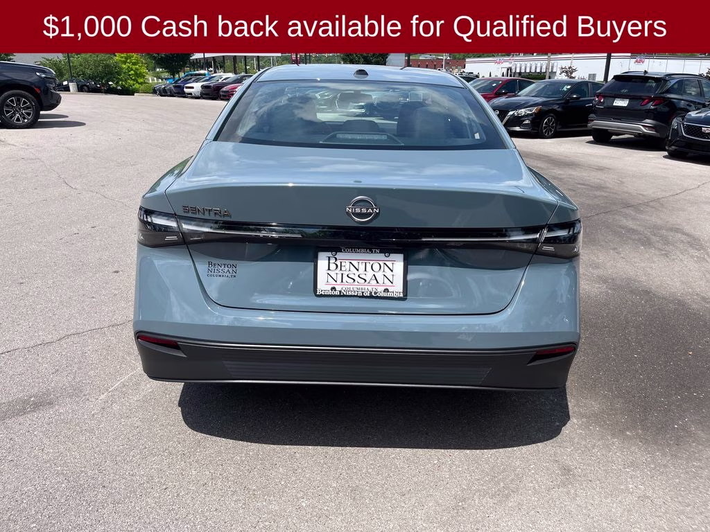 2026 Atlantic Gray Metallic Nissan Sentra SV FWD Sedan