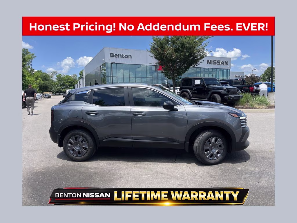 2026 Gun Metallic Nissan Kicks S FWD SUV