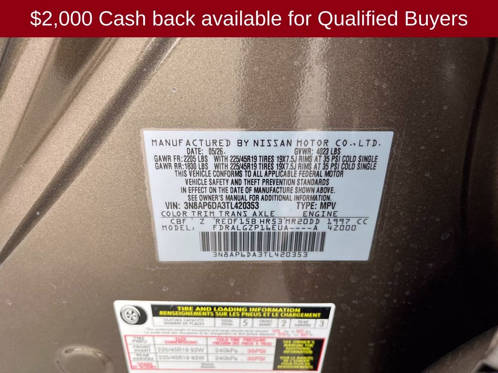 2026 Canyon Bronze Metallic Nissan Kicks SR FWD SUV