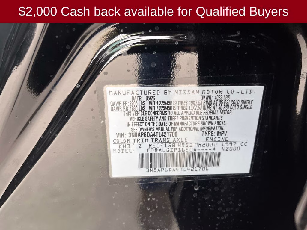 2026 Super Black Nissan Kicks SR FWD SUV