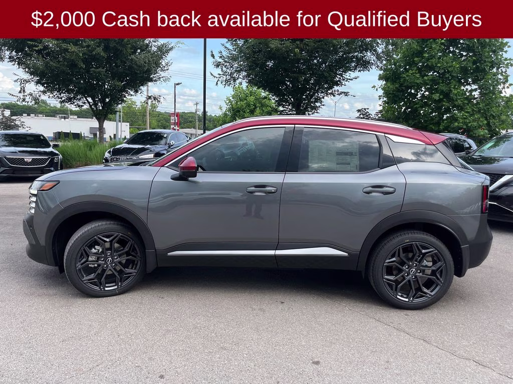 2026 Gun Metallic/Scarlet Ember Tintcoat Nissan Kicks SR FWD SUV