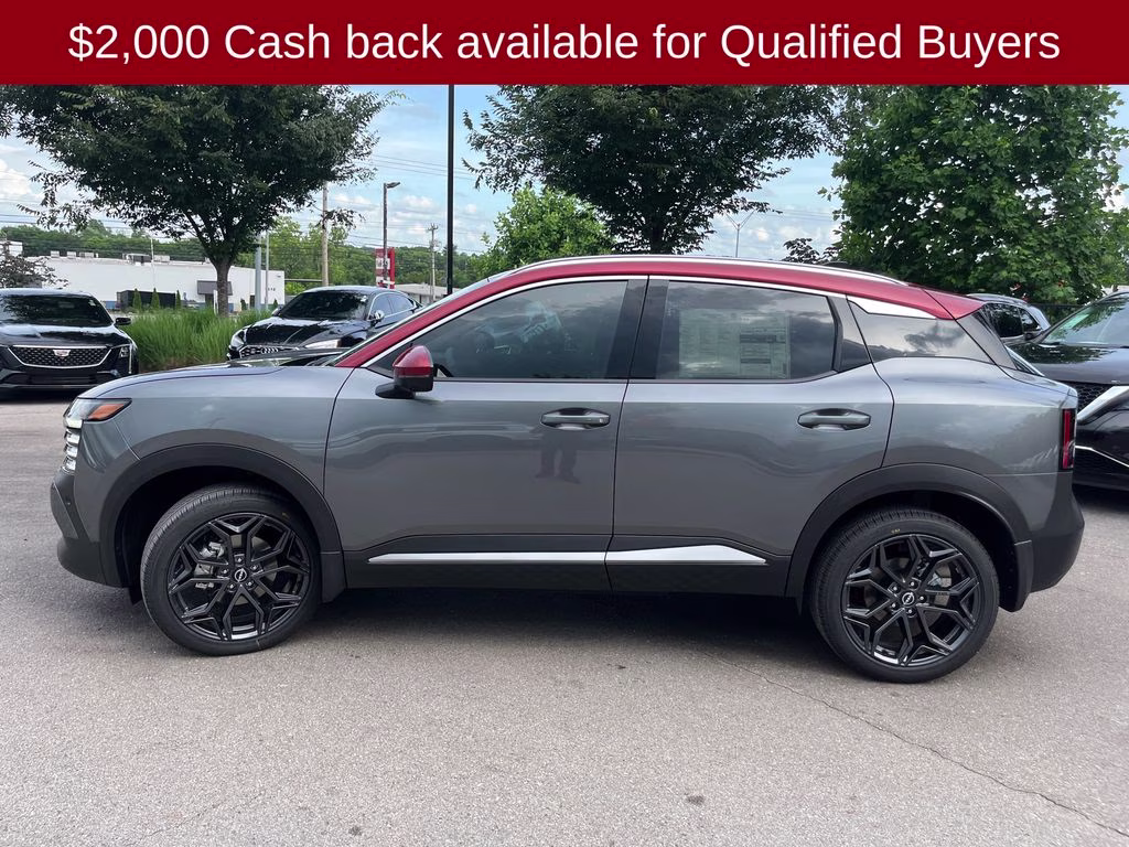 2026 Gun Metallic/Scarlet Ember Tintcoat Nissan Kicks SR FWD SUV