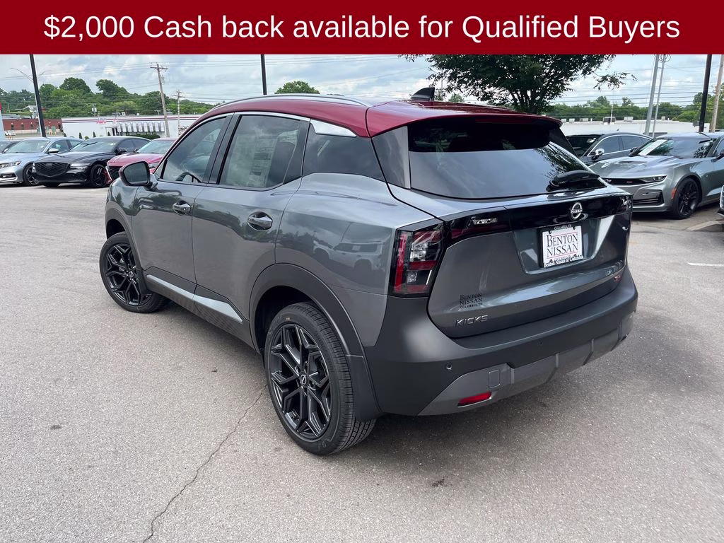 2026 Gun Metallic/Scarlet Ember Tintcoat Nissan Kicks SR FWD SUV