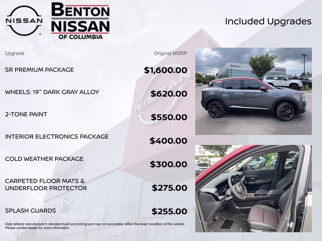 2026 Gun Metallic/Scarlet Ember Tintcoat Nissan Kicks SR FWD SUV