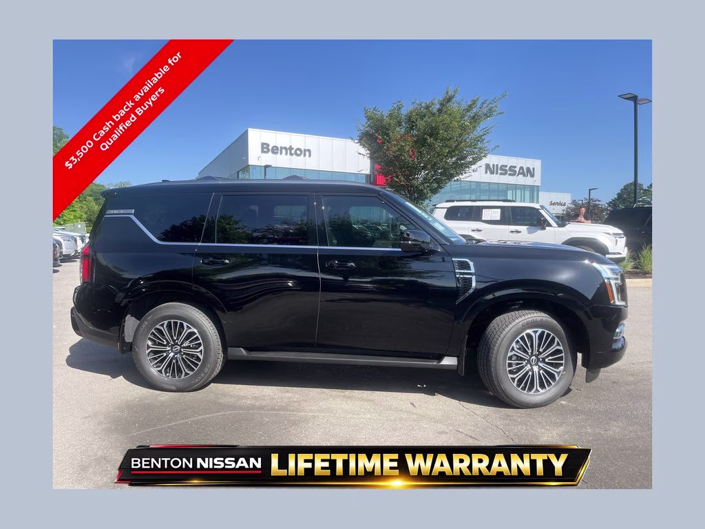 2026 Super Black Nissan Armada Platinum 4X4 SUV
