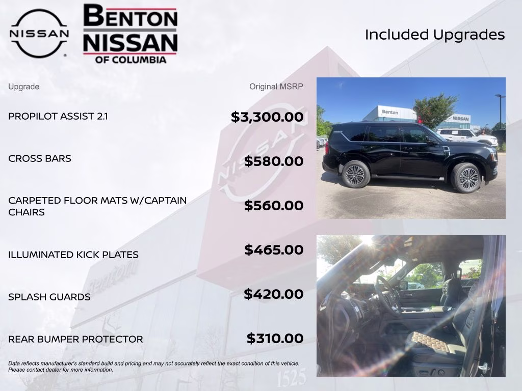 2026 Super Black Nissan Armada Platinum 4X4 SUV