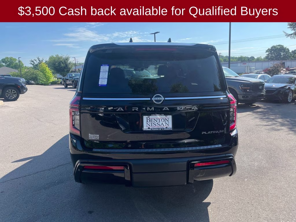 2026 Super Black Nissan Armada Platinum 4X4 SUV