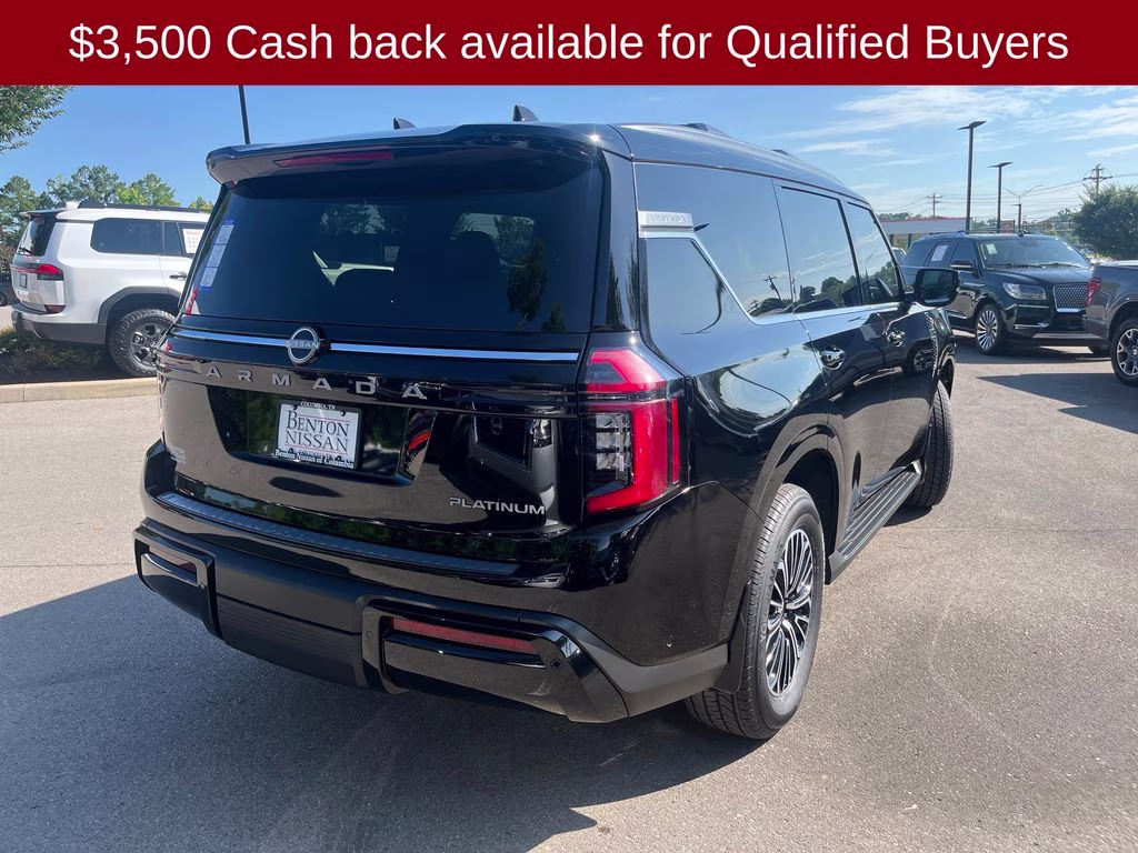 2026 Super Black Nissan Armada Platinum 4X4 SUV