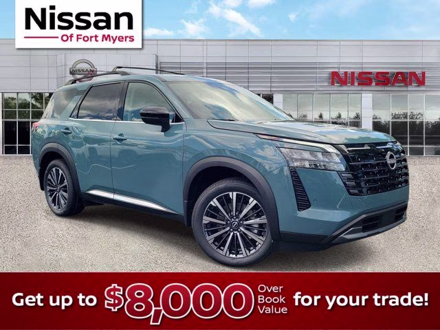 2026 Baltic Teal Nissan Pathfinder Platinum FWD SUV