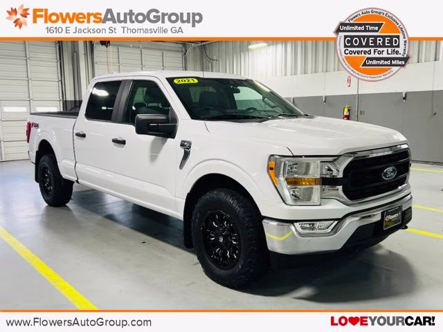 2021 White Ford F-150 XLT Truck
