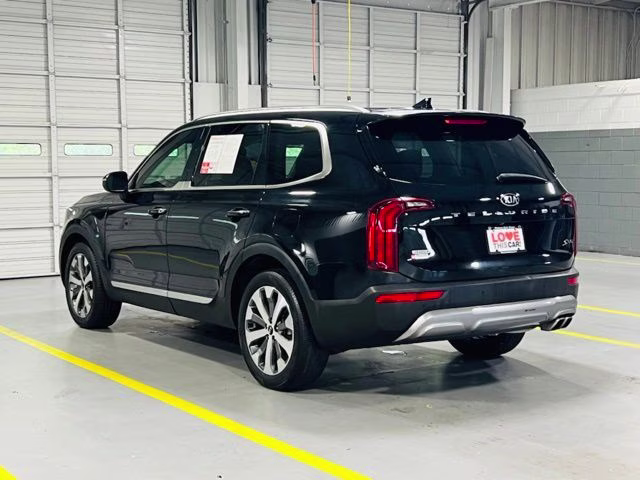 2021 Ebony Black Kia Telluride S AWD SUV