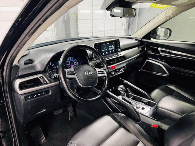 2021 Ebony Black Kia Telluride S AWD SUV