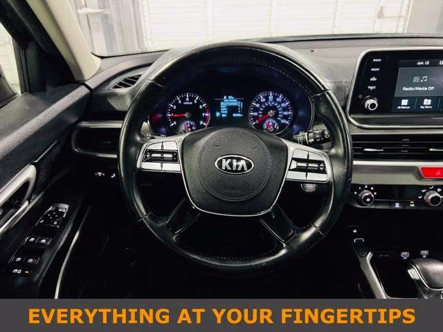 2021 Ebony Black Kia Telluride S AWD SUV