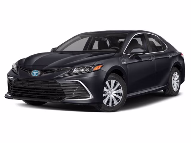 2023 Midnight Black Metallic Toyota Camry Hybrid LE FWD Sedan
