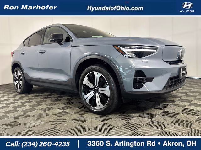 2023 Thunder Gray Metallic Volvo C40 Recharge Pure Electric Twin Plus AWD SUV