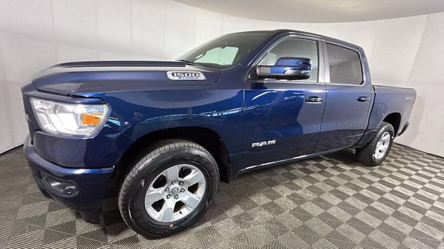 2023 Patriot Blue Pearlcoat Ram 1500 Big Horn/Lone Star 4X4 Truck