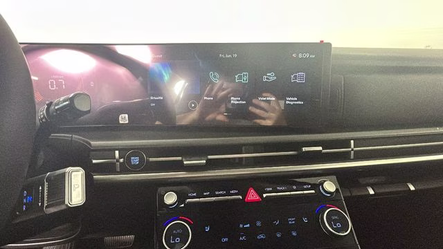 2026 Atlantis Blue Hyundai Santa Fe SEL AWD SUV