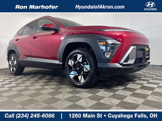 2025 Ultimate Red Metallic Hyundai Kona SEL Convenience AWD SUV