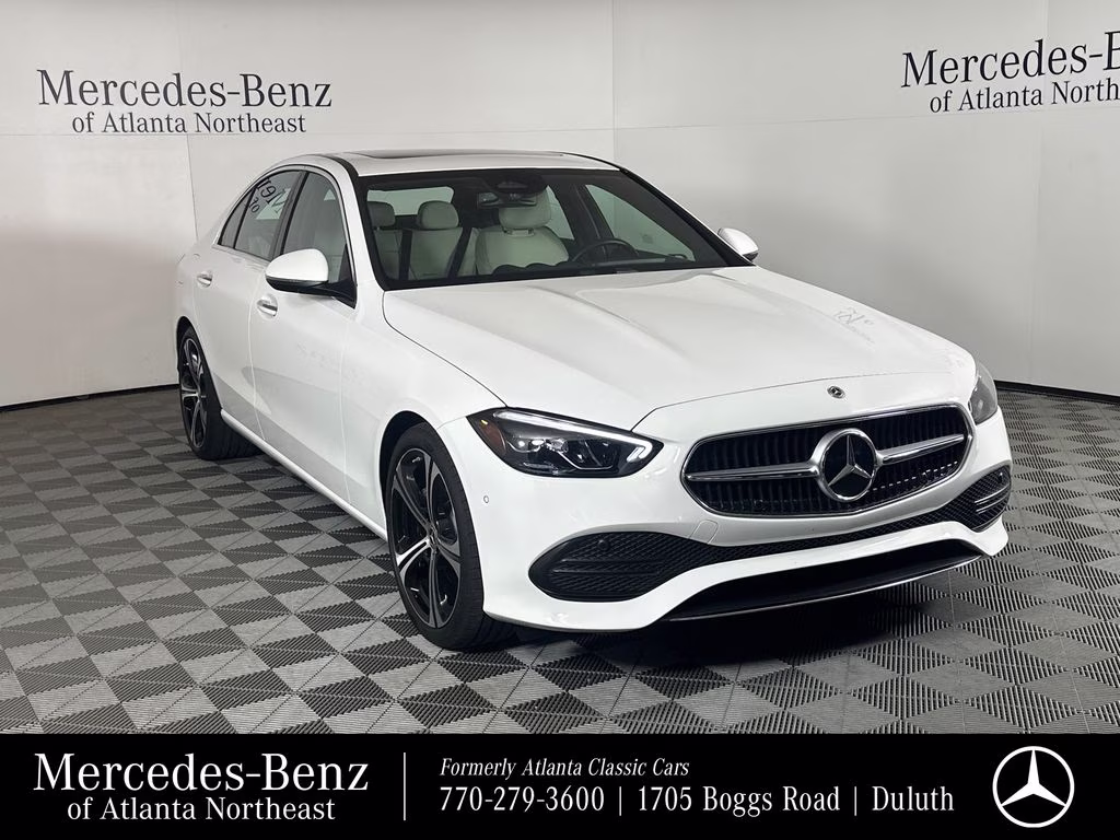 2024 Polar White Mercedes-Benz C-Class C 300 RWD Sedan
