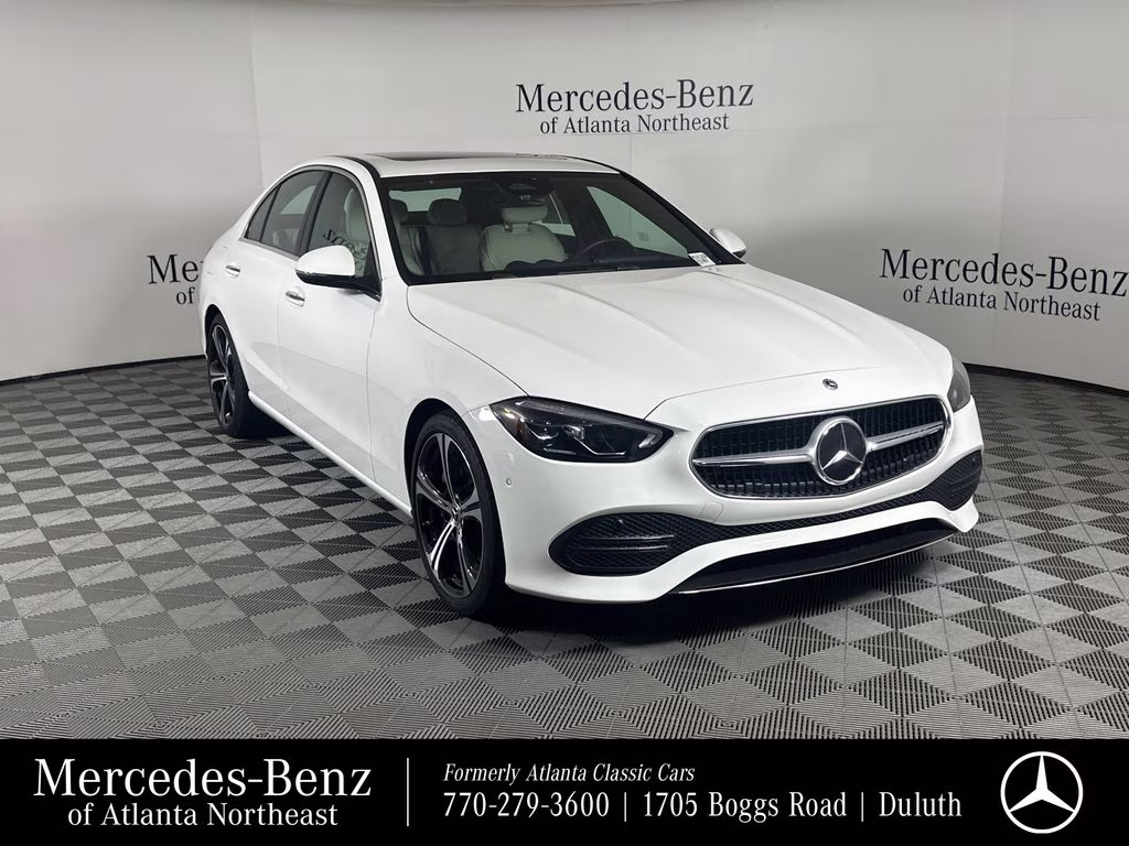 2024 Polar White Mercedes-Benz C-Class C 300 RWD Sedan