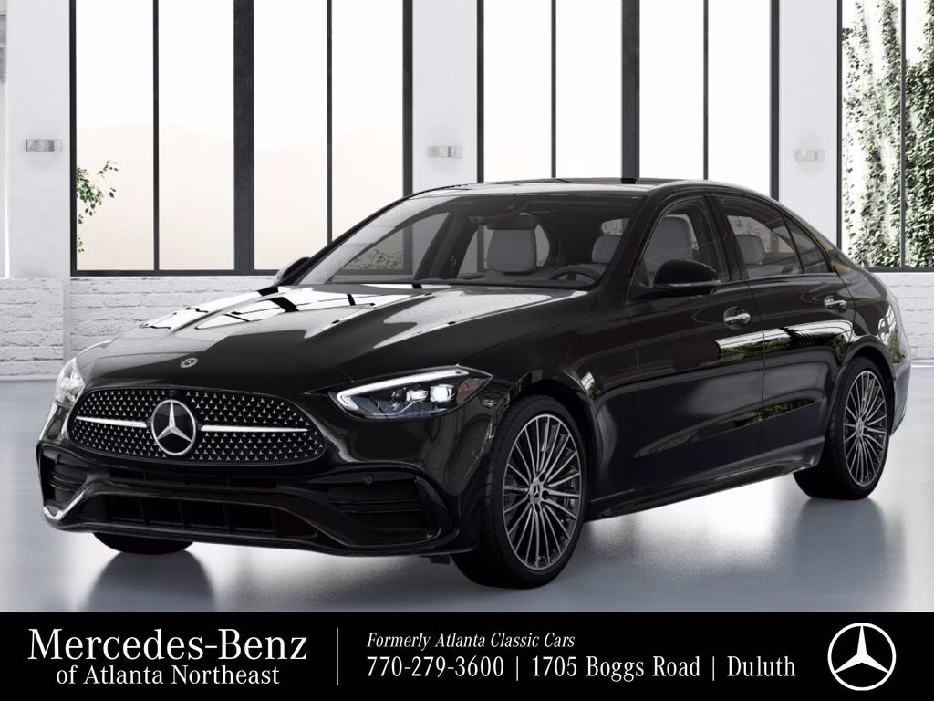 2026 Black Mercedes-Benz C-Class C 300 RWD Sedan