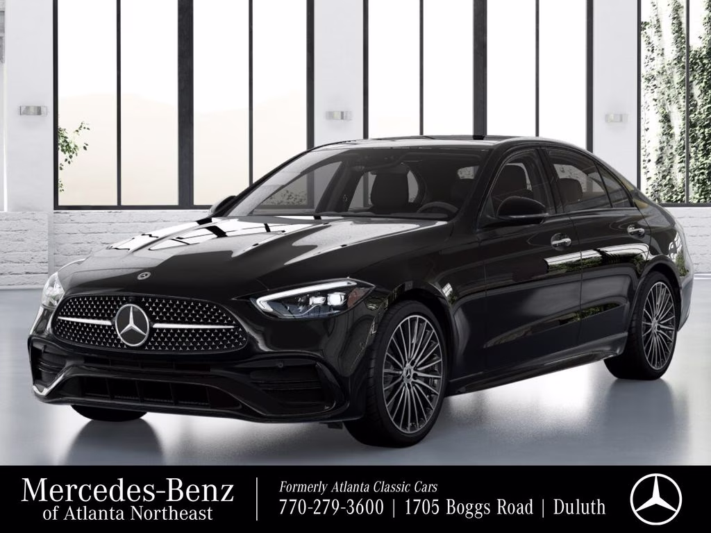 2026 Black Mercedes-Benz C-Class C 300 AWD Sedan