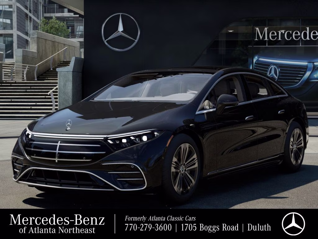 2026 Black Mercedes-Benz EQS 450 AWD Sedan