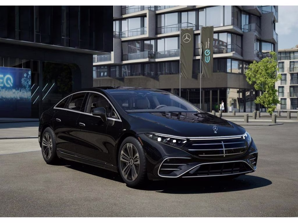 2026 Black Mercedes-Benz EQS 450 AWD Sedan