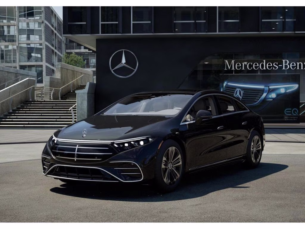 2026 Black Mercedes-Benz EQS 450 AWD Sedan