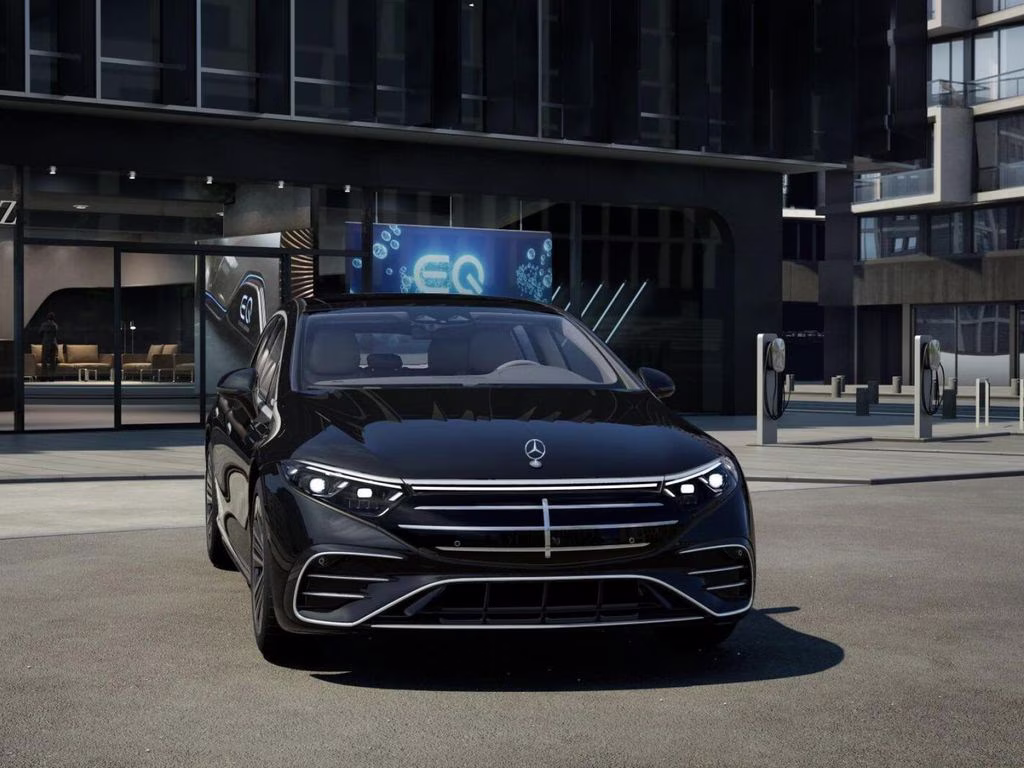 2026 Black Mercedes-Benz EQS 450 AWD Sedan