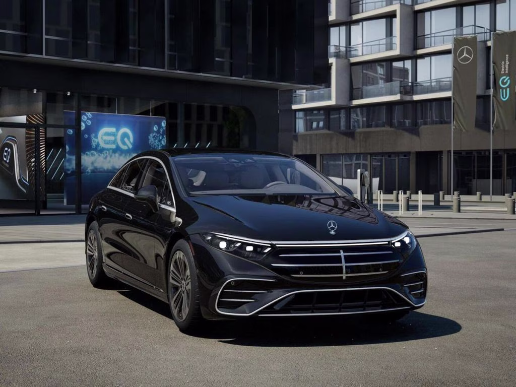 2026 Black Mercedes-Benz EQS 450 AWD Sedan