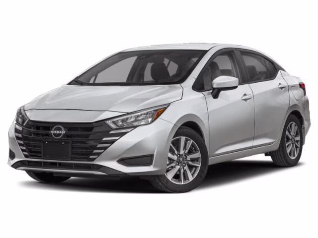 2025 Brilliant Silver Metallic Nissan Versa 1.6 SV FWD Sedan