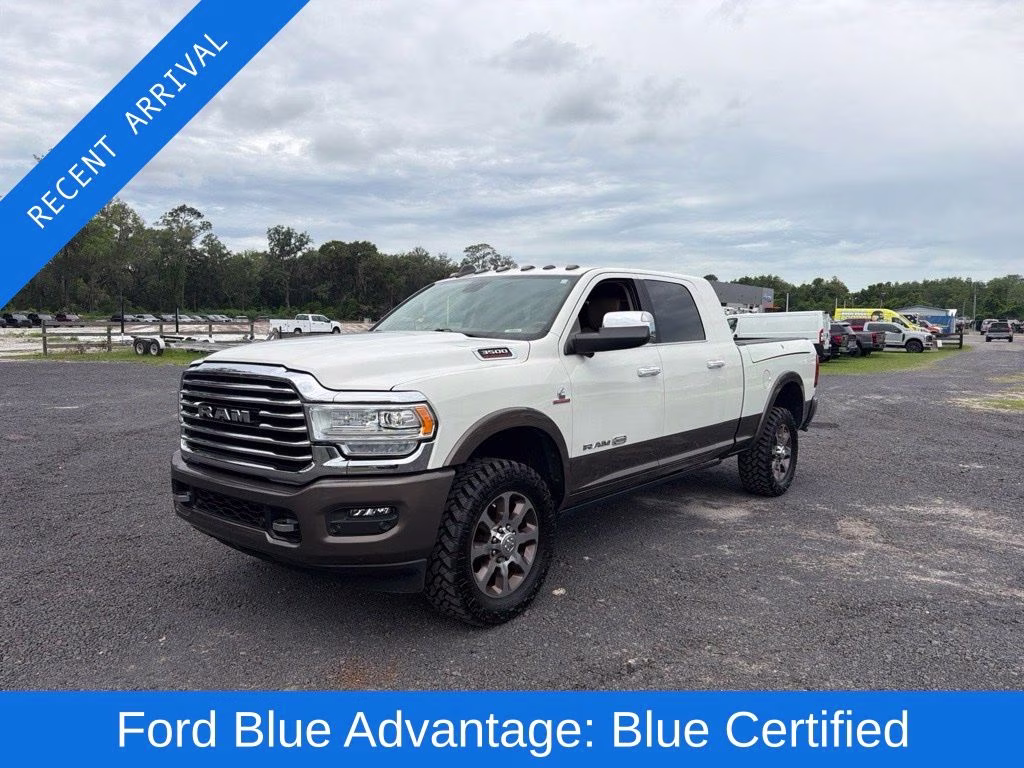 2022 Pearl White Ram 3500 Limited Longhorn 4X4 Truck