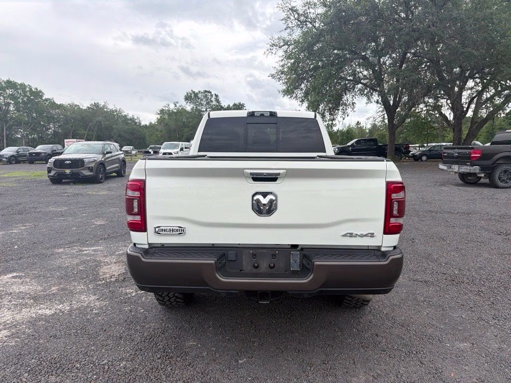 2022 Pearl White Ram 3500 Limited Longhorn 4X4 Truck