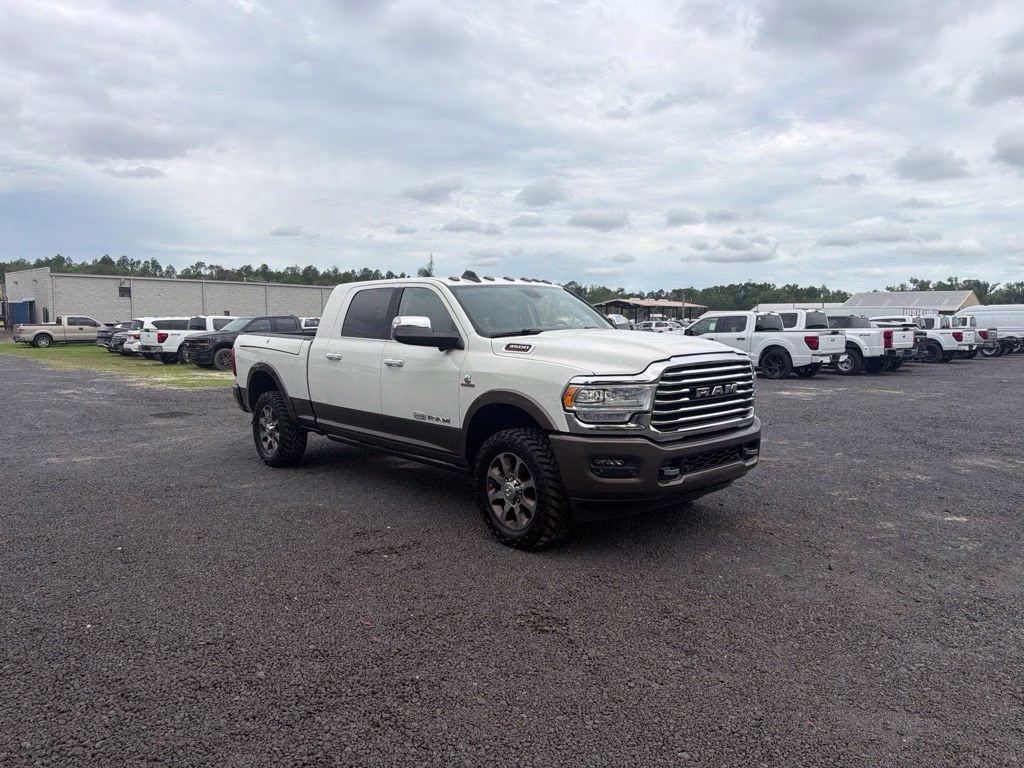 2022 Pearl White Ram 3500 Limited Longhorn 4X4 Truck