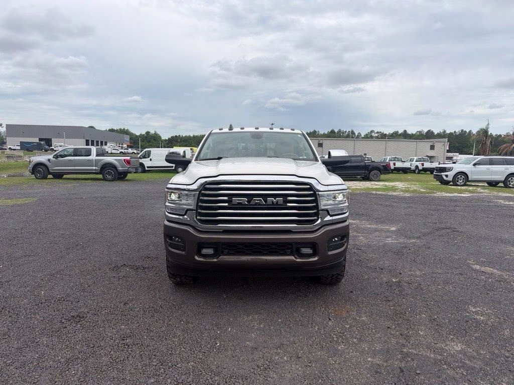 2022 Pearl White Ram 3500 Limited Longhorn 4X4 Truck
