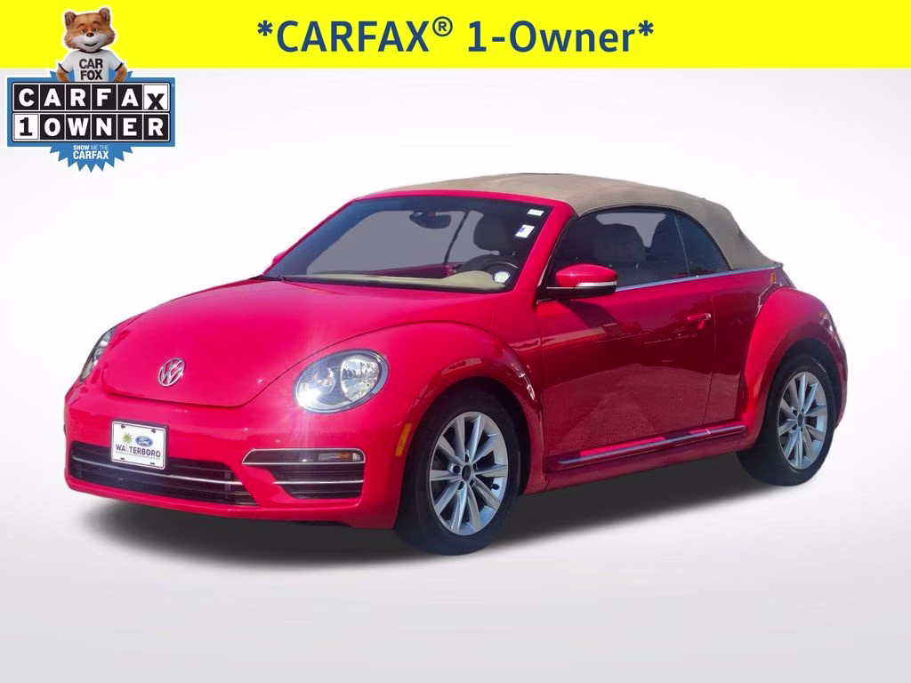 2019 Tornado Red Volkswagen Beetle Convertible 2.0T SE FWD Convertible