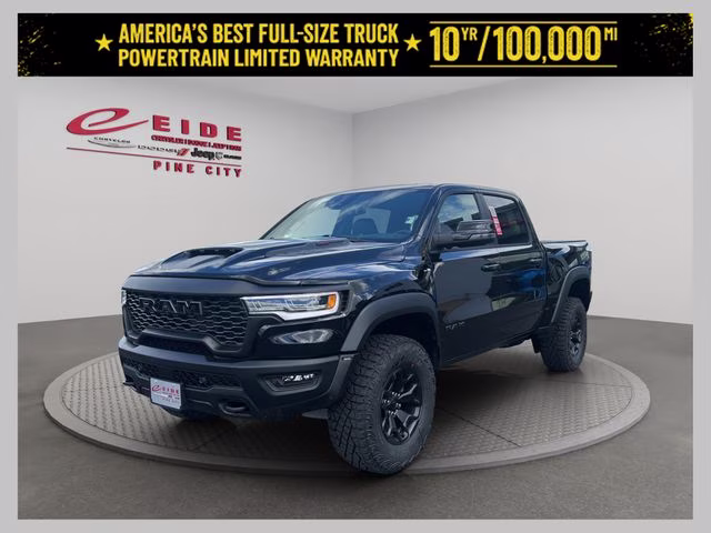 2026 Diamond Black Crystal Pearlcoat Ram 1500 RHO 4X4 Truck