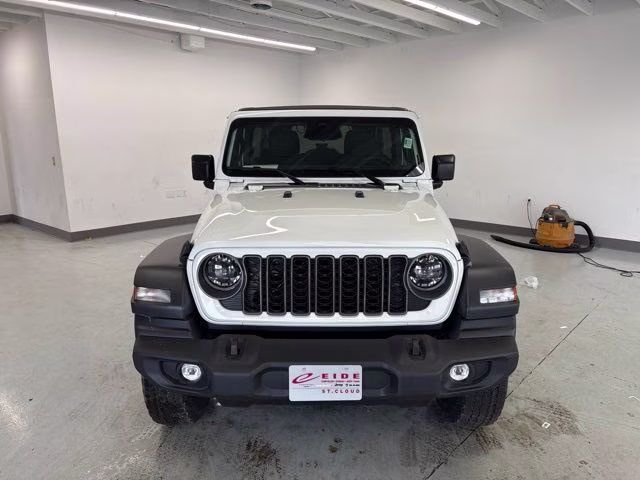 2026 Bright White Clearcoat Jeep Wrangler Sport S 4X4 SUV