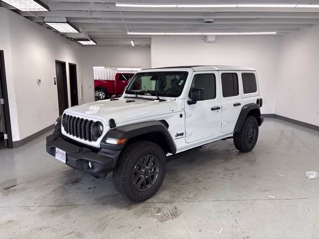2026 Bright White Clearcoat Jeep Wrangler Sport S 4X4 SUV