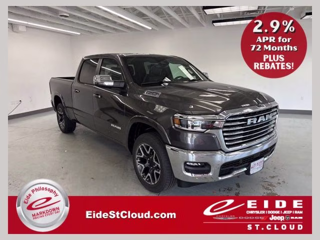2026 Granite Crystal Metallic Clearcoat Ram 1500 Laramie 4X4 Truck