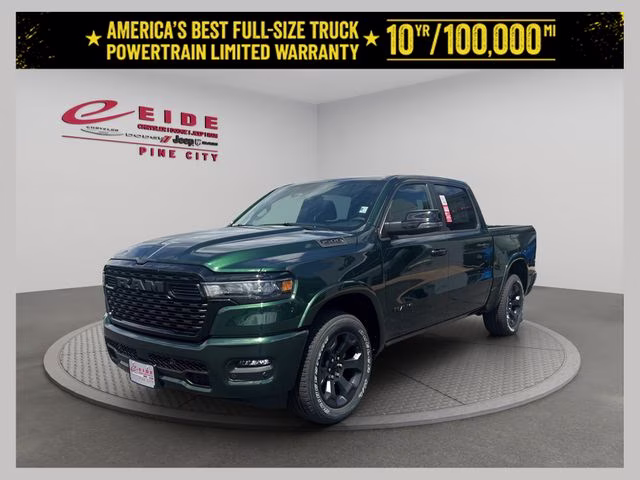 2026 Serrano Green Metallic Ram 1500 Big Horn Night Edition 4X4 Truck