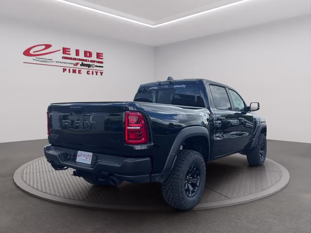 2026 Diamond Black Crystal Pearlcoat Ram 1500 RHO 4X4 Truck