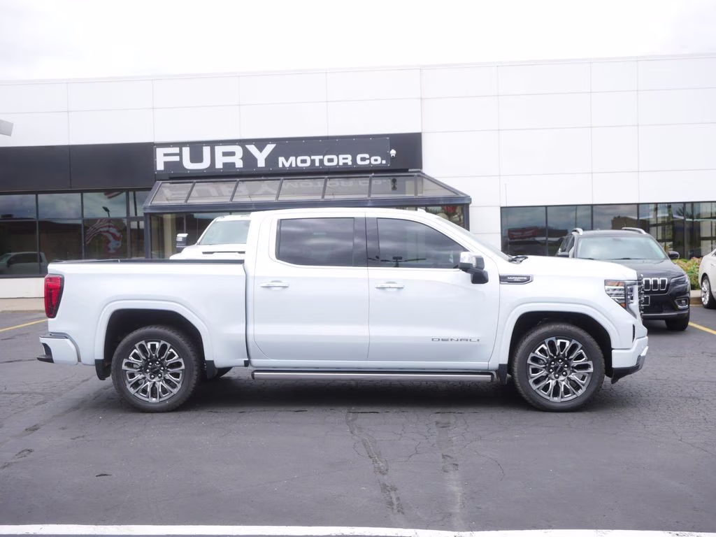 2026 Glacier White Tricoat GMC Sierra 1500 Denali Ultimate 4X4 Truck