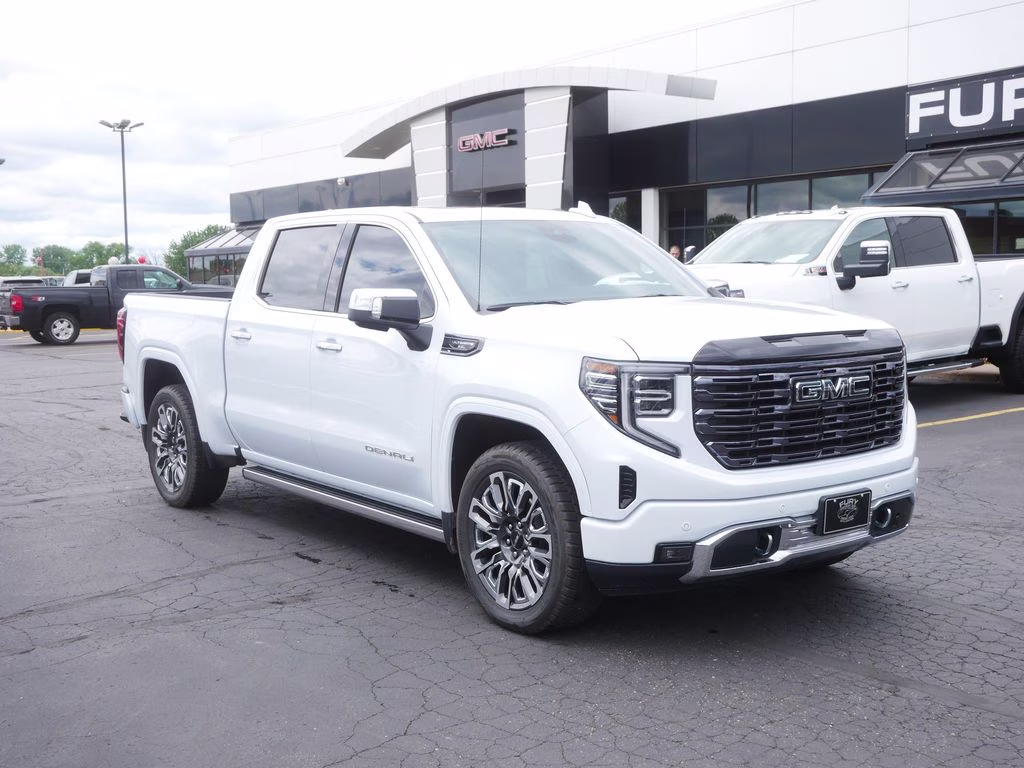 2026 Glacier White Tricoat GMC Sierra 1500 Denali Ultimate 4X4 Truck