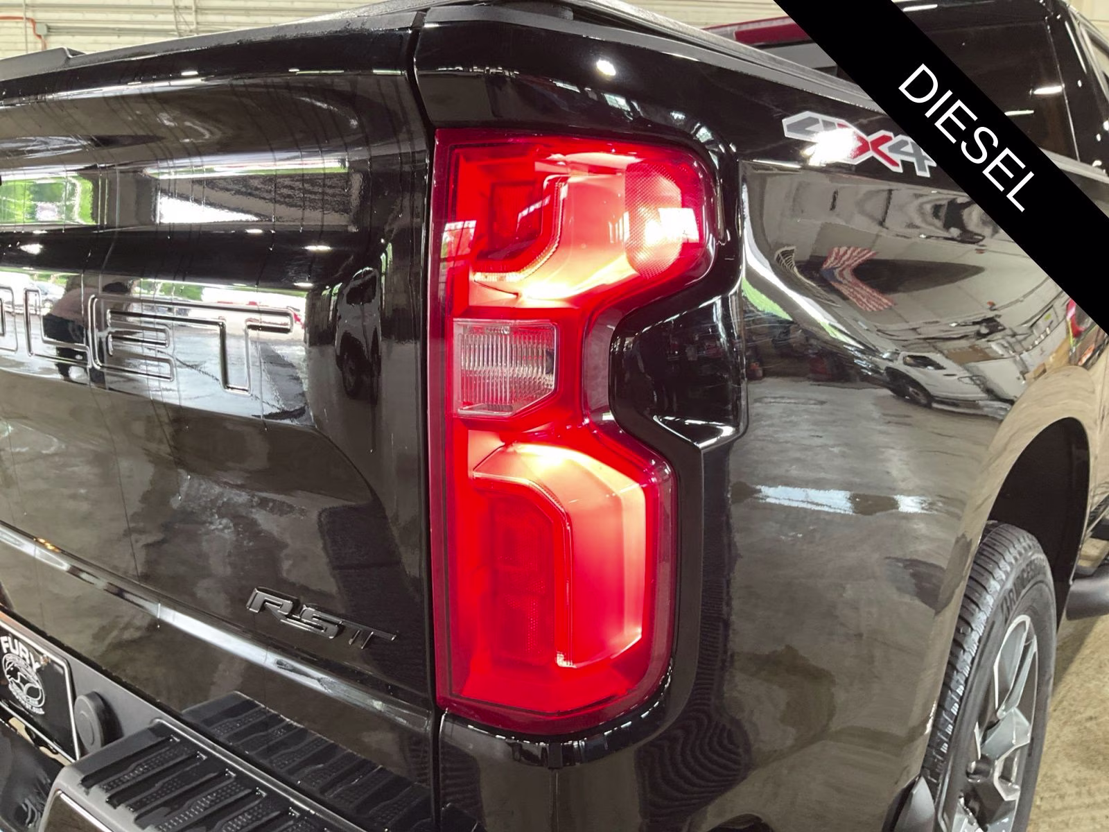 2024 Black Chevrolet Silverado 1500 RST 4X4 Truck