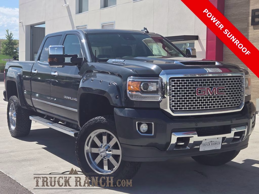 2017 Dark Slate Metallic GMC Sierra 2500HD Denali 4X4 Truck